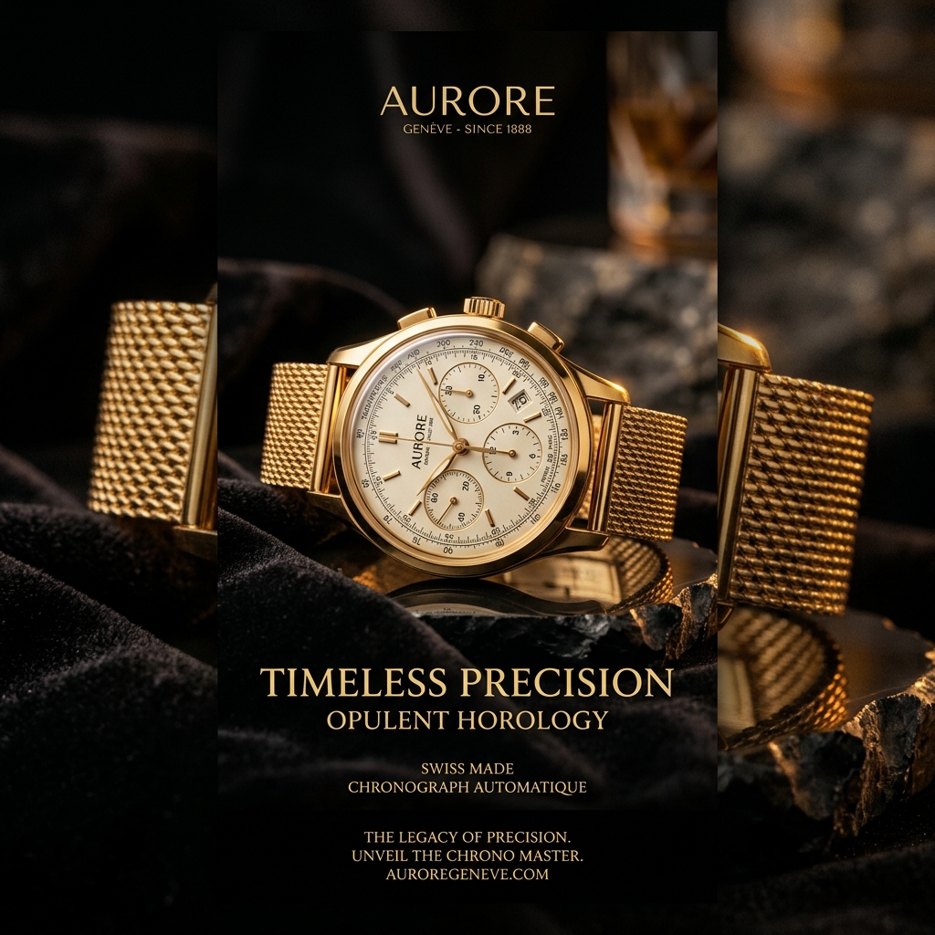 Aurore Swiss Watch — Timeless Precision & Opulent Horology