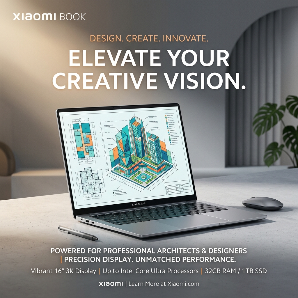 Xiaomi Book — Elevate Your Creative Vision